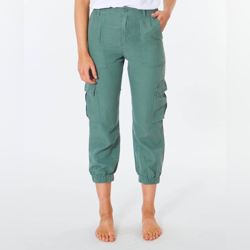 Rip Curl Tropic Sol Utility Pant Green - Size Small